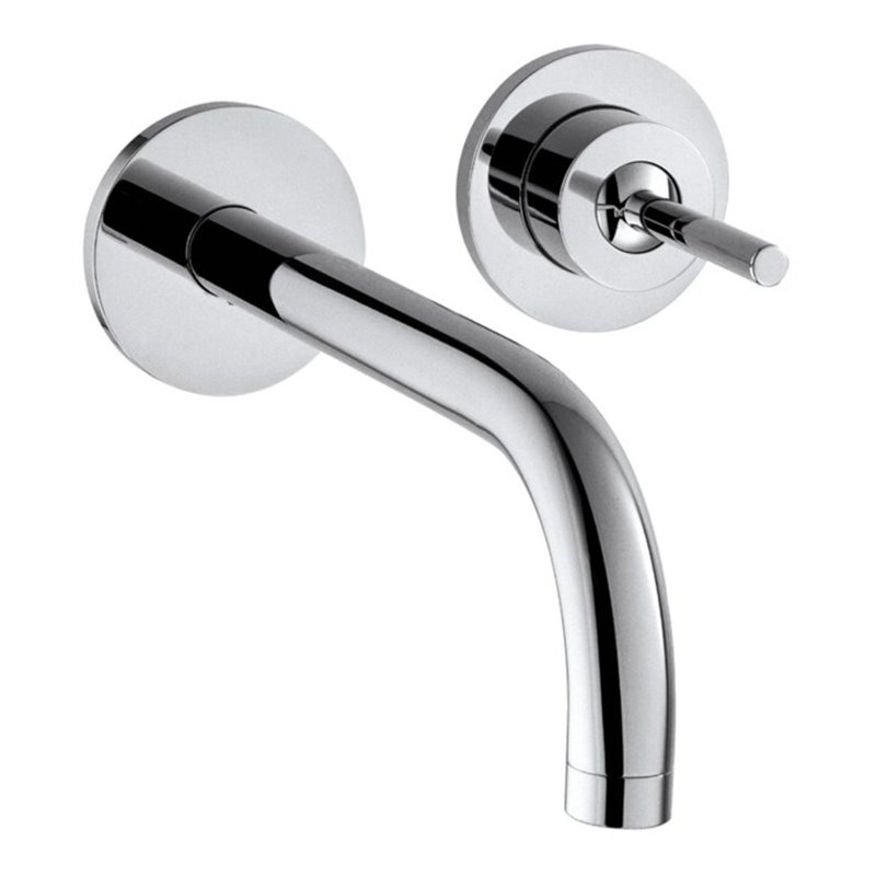 hansgrohe Fertigmontageset Axor Uno UP-Waschtisch-Einhebelmischer, Pin-Griff, Ros, A 225mm, chr