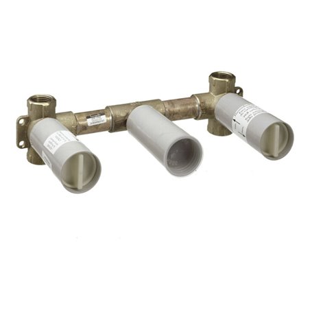 hansgrohe Grundkörper DN 15/DN 20, UP, f 3-Loch-Waschtischarmatur, Wandmont.