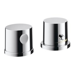 hansgrohe Fertigmontageset Axor Uno 2-L-BW-Rand-Arm., mit Thermostat, chrom