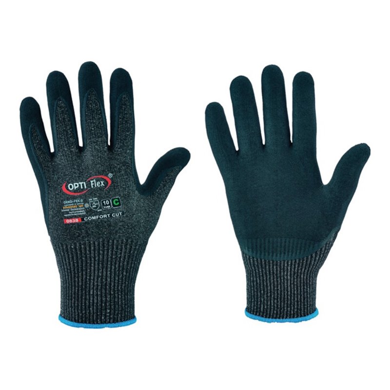 Schnitthandschuh Comfort Cut Gr.7 schwarz meliert/schwarz EN 388 PSA II 12 PA