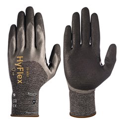 Schnittschutzhandschuhe HyFlex 11-937 Gr.9 schwarz/grau EN 388 Kat.II Ansell