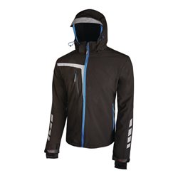 Softshelljacke QUICK Gr.XXL black carbon U.POWER