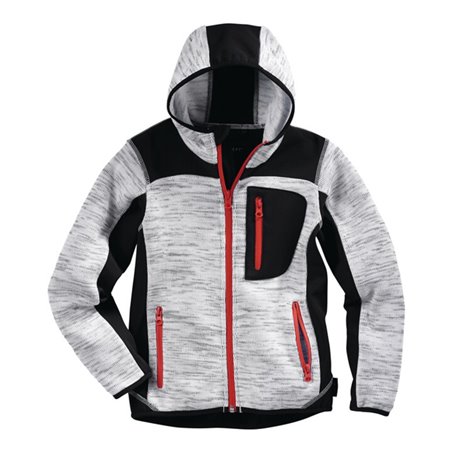 Kinderstrickjacke Gr.146/152 grau/schwarz SCHEIBLER