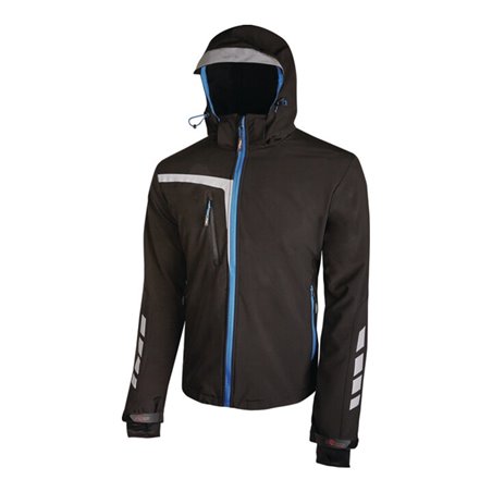 Softshelljacke QUICK Gr.L black carbon U.POWER
