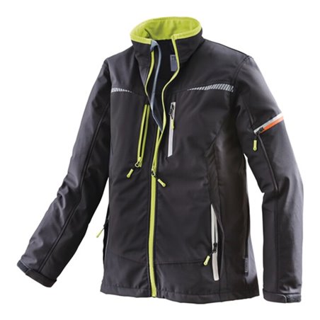 Softshelljacke Terrax Workwear Gr.L schwarz/limette TERRAX