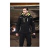 Softshell-Berufsparka Terrax Workwear Gr.XXL schwarz/limette TERRAX