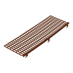 Laubfanggitter B.100-150mm L.1m braun PROTEKTOR