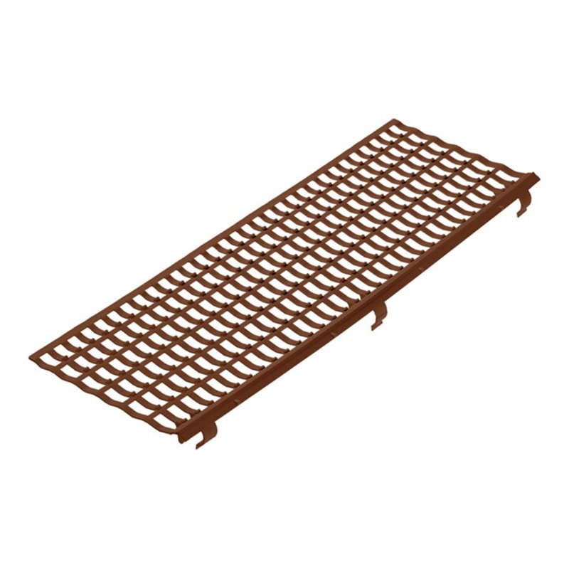 Laubfanggitter B.100-150mm L.1m braun PROTEKTOR