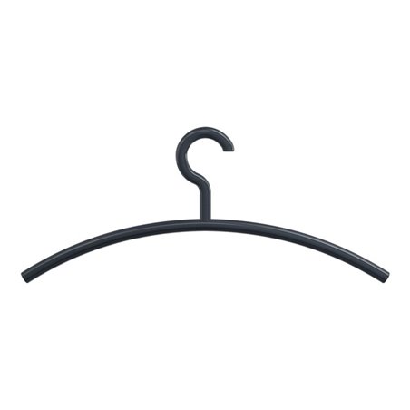 Kleiderb.570.3B 92 Ku.92 grau ma B.450mm H.190mm HEWI