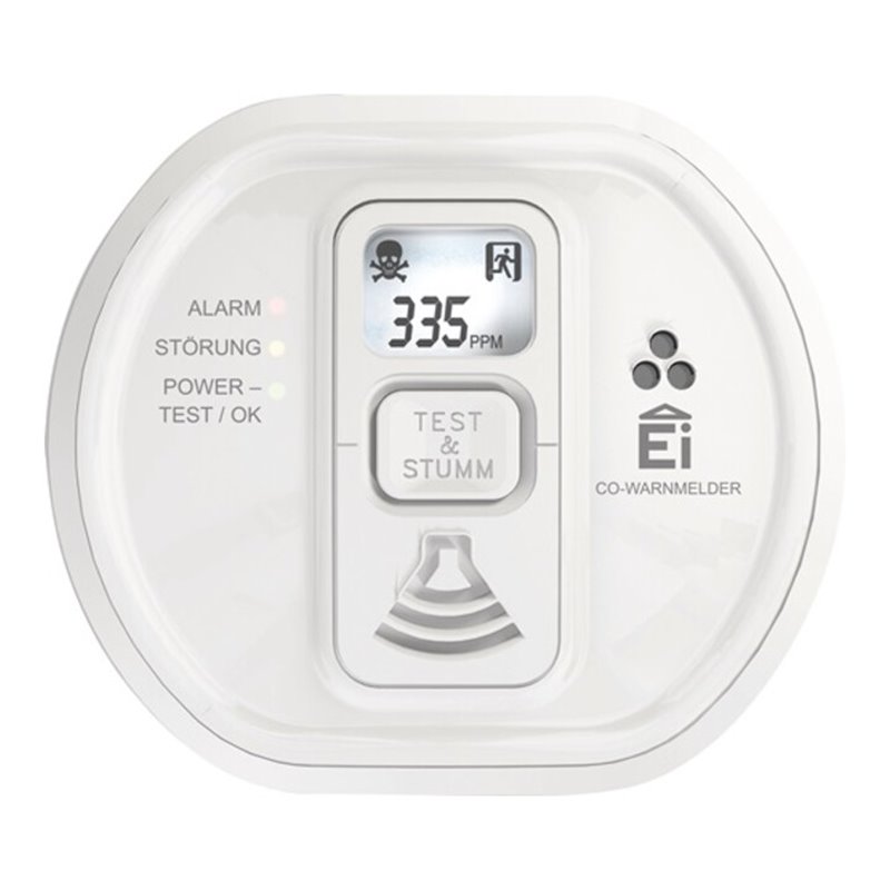 CO-Melder Ei208iDW H.105mm weiß 10 Jahre EI ELECTRONICS