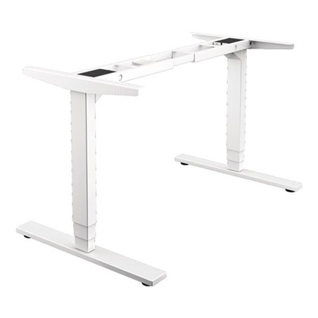 Steh-Sitz Tischgestell silber RAL 9006 H.600-1250mm BMB