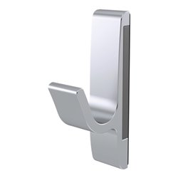 Magnet-Mantelhaken 0150 einfach A.40mm Alu.silberf.elox.H.85mm HERMETA