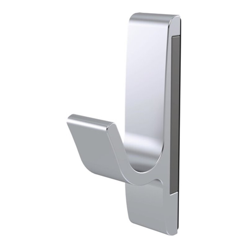 Magnet-Mantelhaken 0150 einfach A.40mm Alu.silberf.elox.H.85mm HERMETA