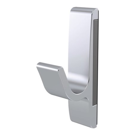 Magnet-Mantelhaken 0150 einfach A.40mm Alu.silberf.elox.H.85mm HERMETA