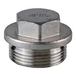 Verschlussschraube DIN 910 ISO 228-1 NPS2 Zoll AG L 40mm SPRINGER