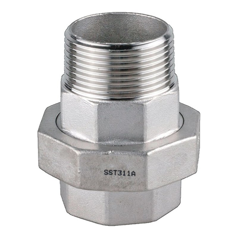 Verschraubung EN 10226-1 NPS 3/8 Zoll fl.dichtend 45mm 12,5mm 12,5mm SPRINGER