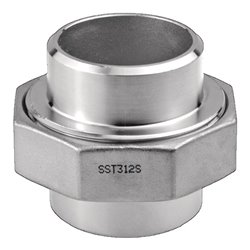 Anschweißverschraubung EN 10226-1 NPS 88,9 Zoll kon.dichtend 77mm 26mm 25,5mm