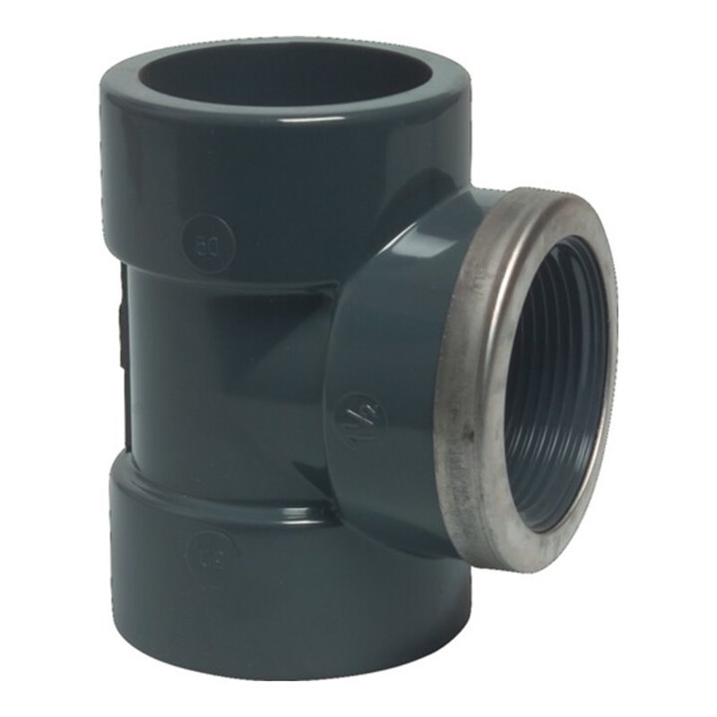 T-Stück Maß 32mmx1Zollx32mm 16bar 90Grad BEVO