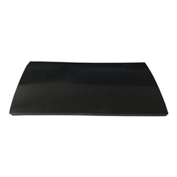 Gummiplatte B.1,4m L.20m D.2mm schwarz EPDM/SBR m.Gewebeeinlage