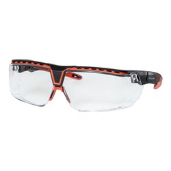 Schutzbrille Avatar OTG Kat.2 Bügel schwarz/rot,Scheibe klar PC HONEYWELL