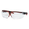 Schutzbrille Avatar OTG Kat.2 Bügel schwarz/rot,Scheibe klar PC HONEYWELL