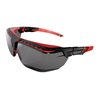 Schutzbrille Avatar OTG Bügel schwarz/rot,Scheibe grau PC HONEYWELL