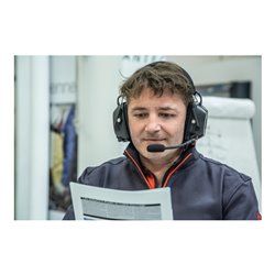 Kapselgehörschutz Sync Wireless Impact Schwanenhalsmikrofon