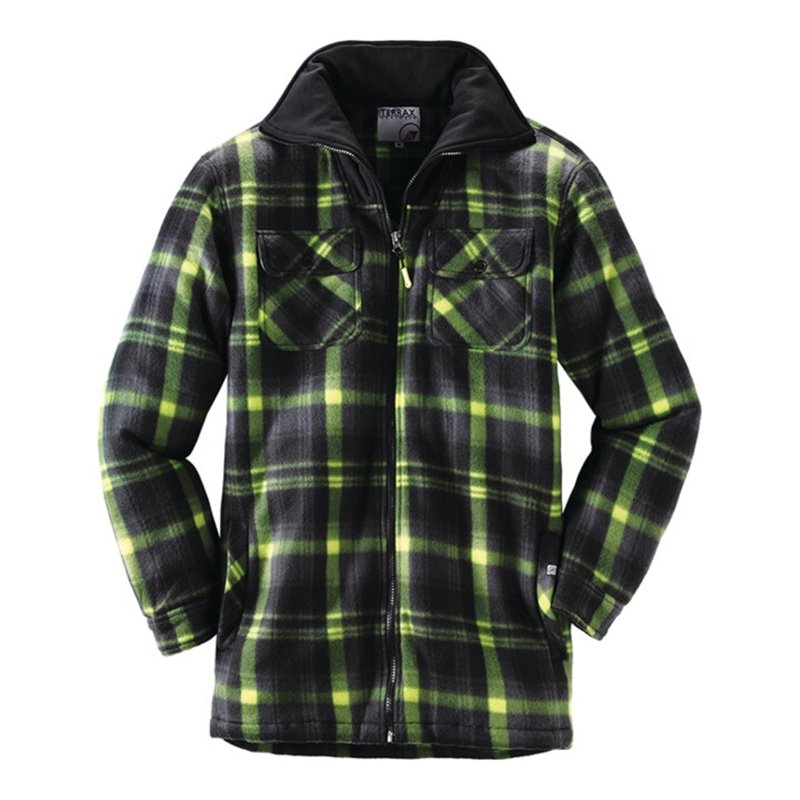 Terrax Thermohemd Workwear Gr.XL schwarz/limette