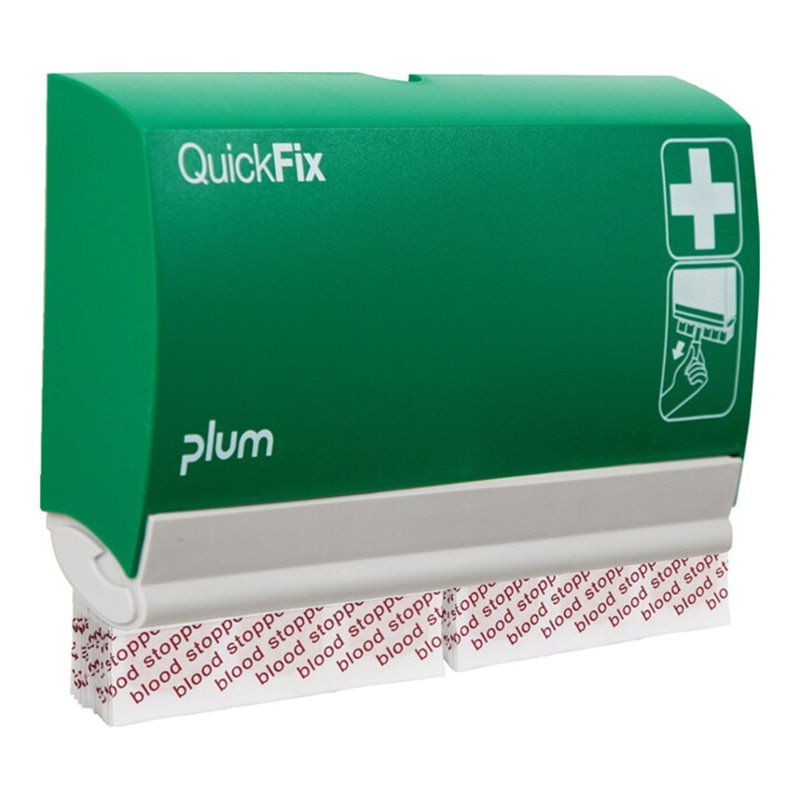 Pflasterspender QuickFix 4 B232,5xH133,5xT33ca.mm grün PLUM