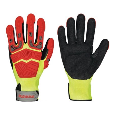 Schnittschutzhandschuhe Solidstar Impact 1655 Gr.9 gelb/rot/schw 6PA