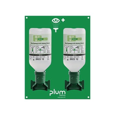 Augenspülstation 2x0,5l H290xB228xT80ca.mm Haltbarkeit 3 Jahre(ungeöff. Flasche)