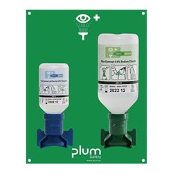 Augennotfallstation 1x200 ml pH Neutral,1x0,5l Augenspülung PLUM