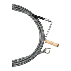 Rohrreinigungswelle L.5m Wellen-D.12mm Krallen-D.40mm doppellag.m.Stahlkuppl.