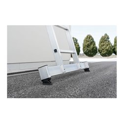 MUNK Aluminium-Klappleiter zweiteilig mit nivello ® -Traverse