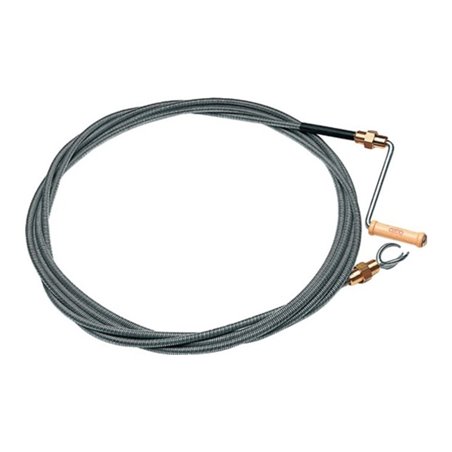 Rohrreinigungswelle L.10m Wellen-D.12mm Krallen-D.40mm doppellag.m.Stahlkuppl.