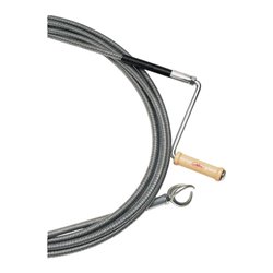 Rohrreinigungswelle L.10m Wellen-D.12mm Krallen-D.40mm doppellag.m.Stahlkuppl.