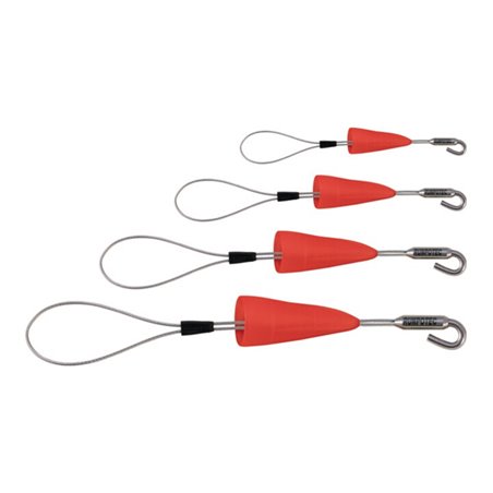 Kabelziehschlaufe RUNPOFIX 4-tlg.m.Schutzkappe u.Hak.4er Set RUNPOTEC