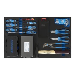 Gedore Werkzeugwagen mit Werkzeugsortiment 177-teilig GTT B-S-177