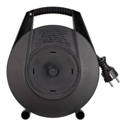 Vario-Line Kabelbox mit USB-Ladestation schwarz 10m H05VV-F 3G1,5