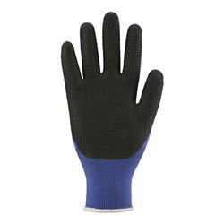 Feinstrick-Handschuh S-Grip Gr.10 blau/schwarz EN 388 PSA II