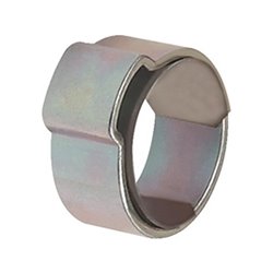 Schlauchklemme 1-Ohr STA glanzverz.(W1) m.Einlagering Ber.15-17,3mm 50St./Beutel