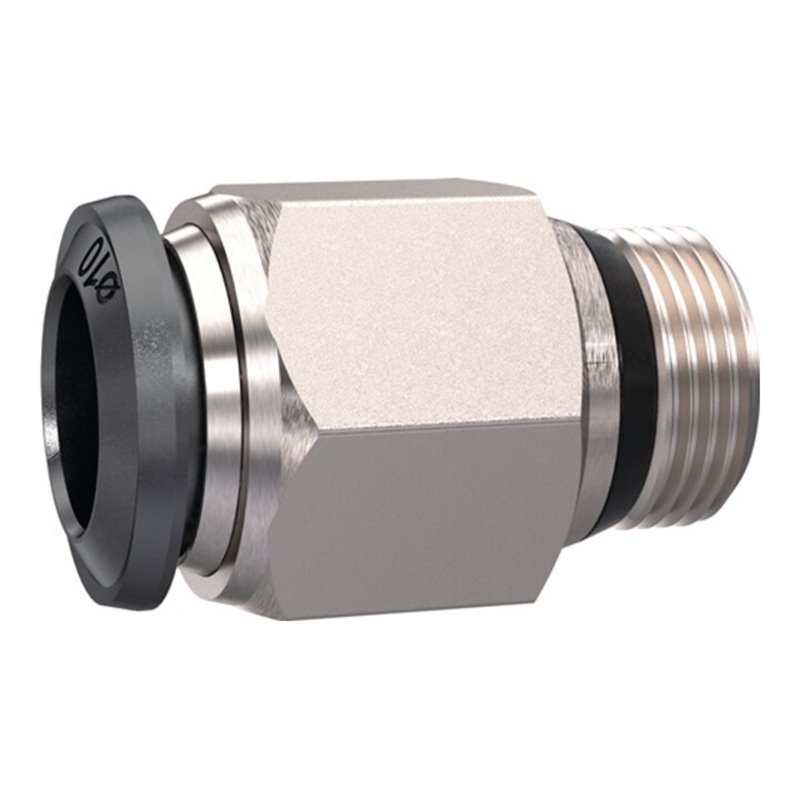 Gerade Steckverschraubung universal short AG 1/8 Zoll SW 17mm kon.10mm RIEGLER