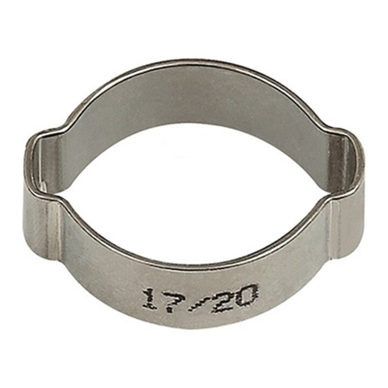 Schlauchklemme 2-Ohr VA 1.4301 (W4) Spannber.22-25mm 50St./Beutel RIEGLER