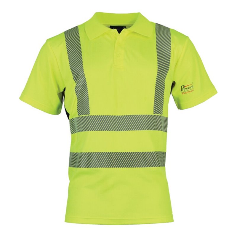 Warnschutzpoloshirt Prevent® Trendline Gr.XXXL neongelb PREVENT TRENDLINE