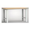 Werkbank B1500xT700xH840mm Buche Multiplex lichtgrau