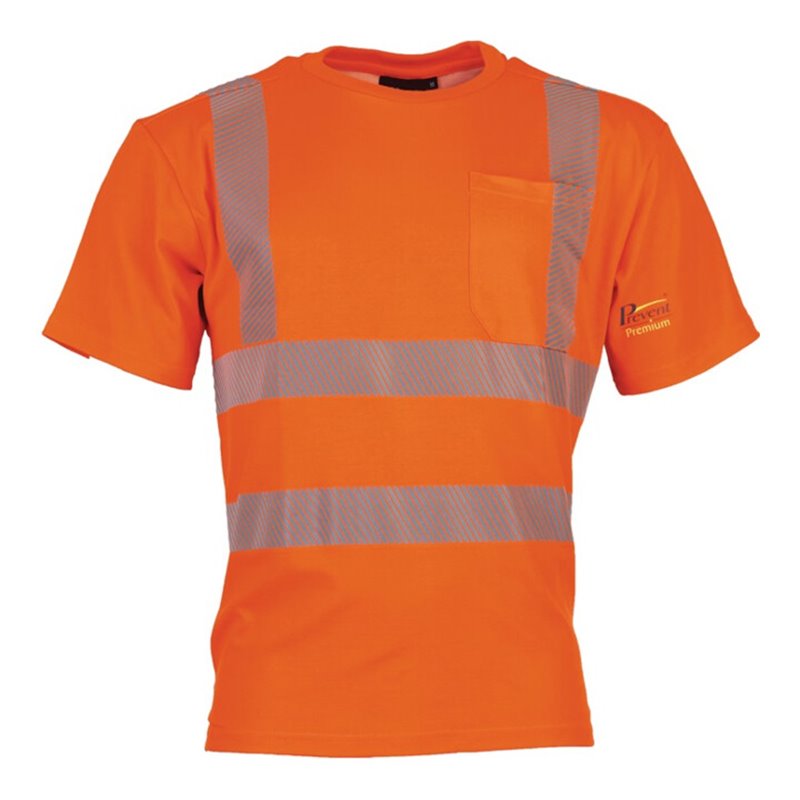 Warnschutz-T-Shirt Prevent® Trendline Gr.L leuchtorange PREVENT TRENDLINE