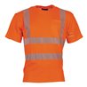 Warnschutz-T-Shirt Prevent® Trendline Gr.L leuchtorange PREVENT TRENDLINE