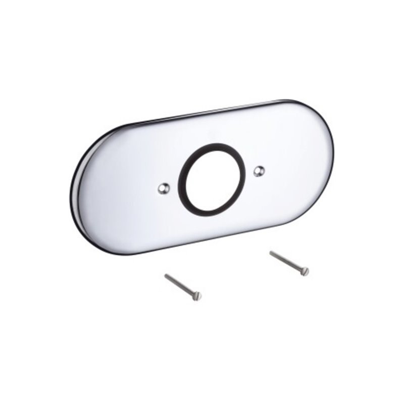 hansgrohe Rosette chrom für Thermostat DN 15 10/87