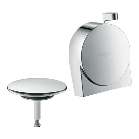 hansgrohe Fertigmontageset Exafill S Wanneneinlauf, Ab-/Überlaufgarnitur, chrom
