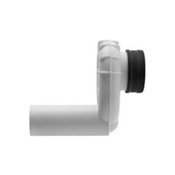 Duravit Absaugesiphon 180x120mm, Abg. waag., d 50mm, 1-4 l